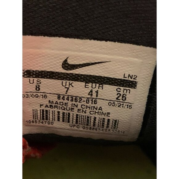 Nike Men’s Sz 8 Hyperdunk 2016‎ SE Shoes 844362 016 Black Red - Picture 2 of 8